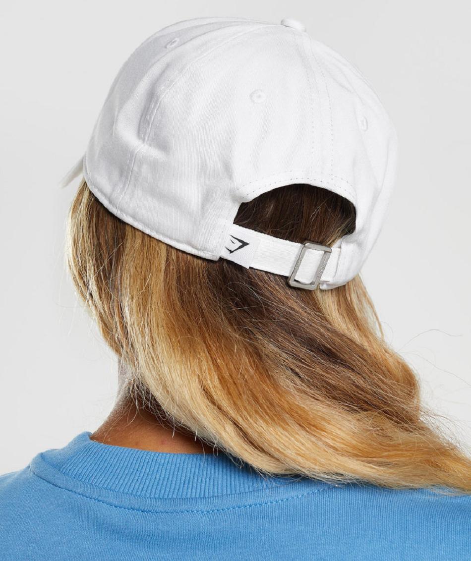 Sombreros Gymshark Sharkhead Cap Mujer Blancas | CO 3018UZG